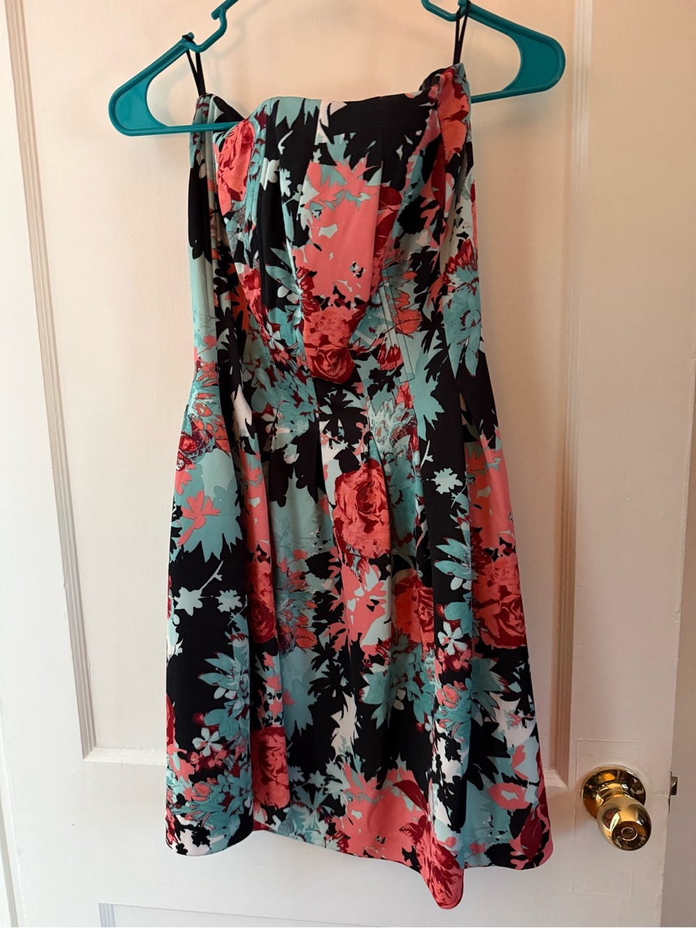 Floral Strapless Dress
